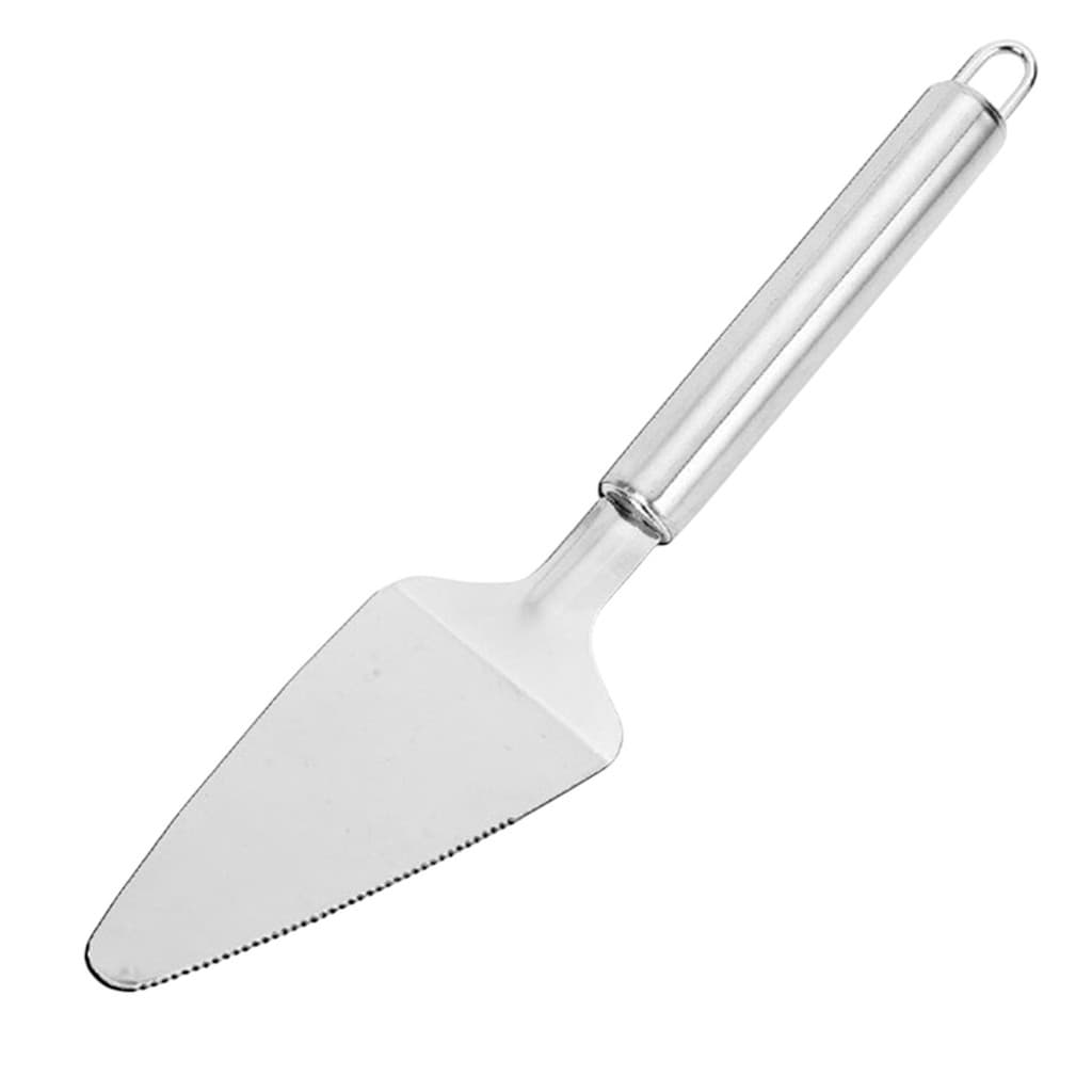 Espátula Para Bolo Em Aço Inox Serrinha Lateral Ideal Para Cortar e Servir Bolos Tortas e Sobremesas