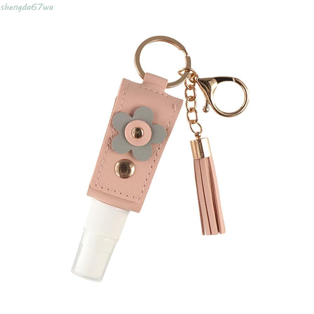 Atomizador de Garrafa Recarregável Shenda com Chaveiro, Recipiente Cosmético, Decoração de Mochila HB41