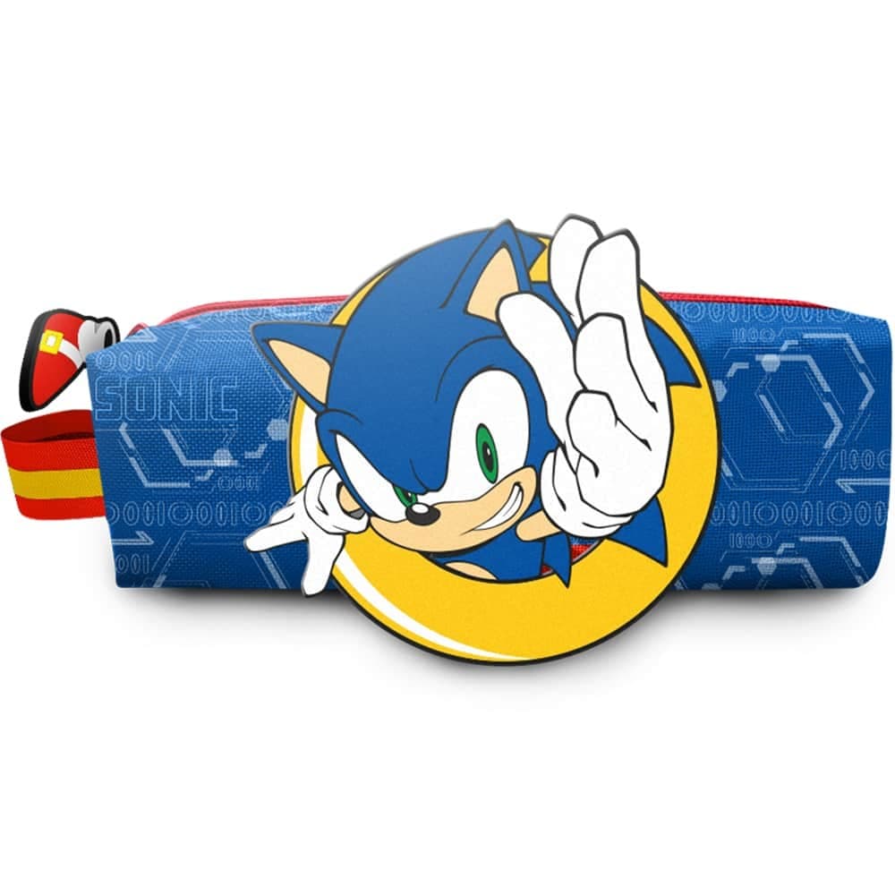 Estojo escolar Sonic Silicone 10262 Leonora 1 UN