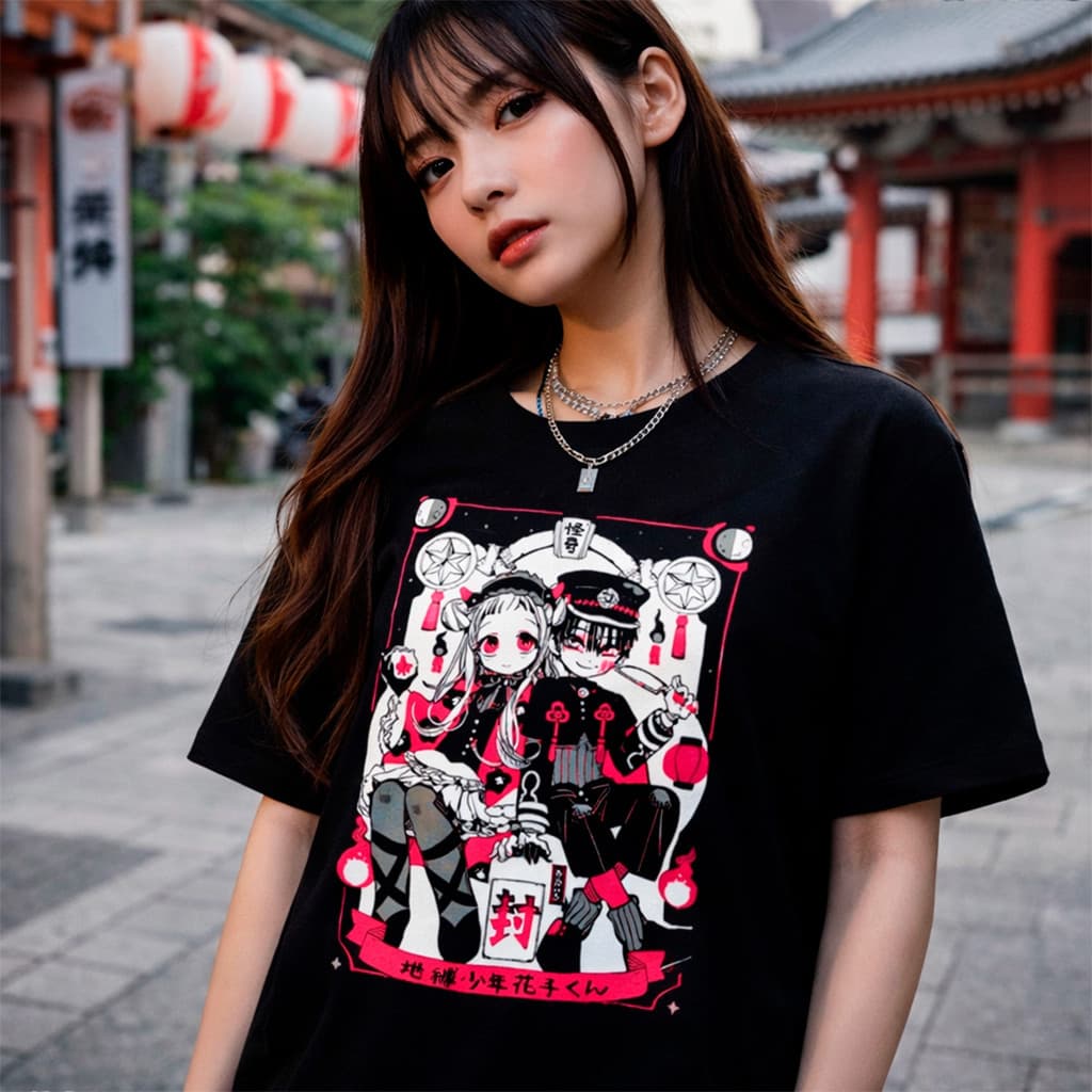 Camiseta Basica Camisa Algodão Toilet Bound Hanako Kun Nene Love Anime Japão