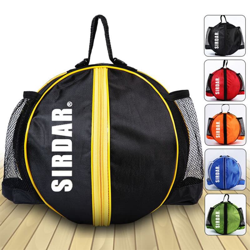 Saco de basquete ombro duplo portátil um ombro treinamento esportes mochila multifuncional saco de basquete saco de bola