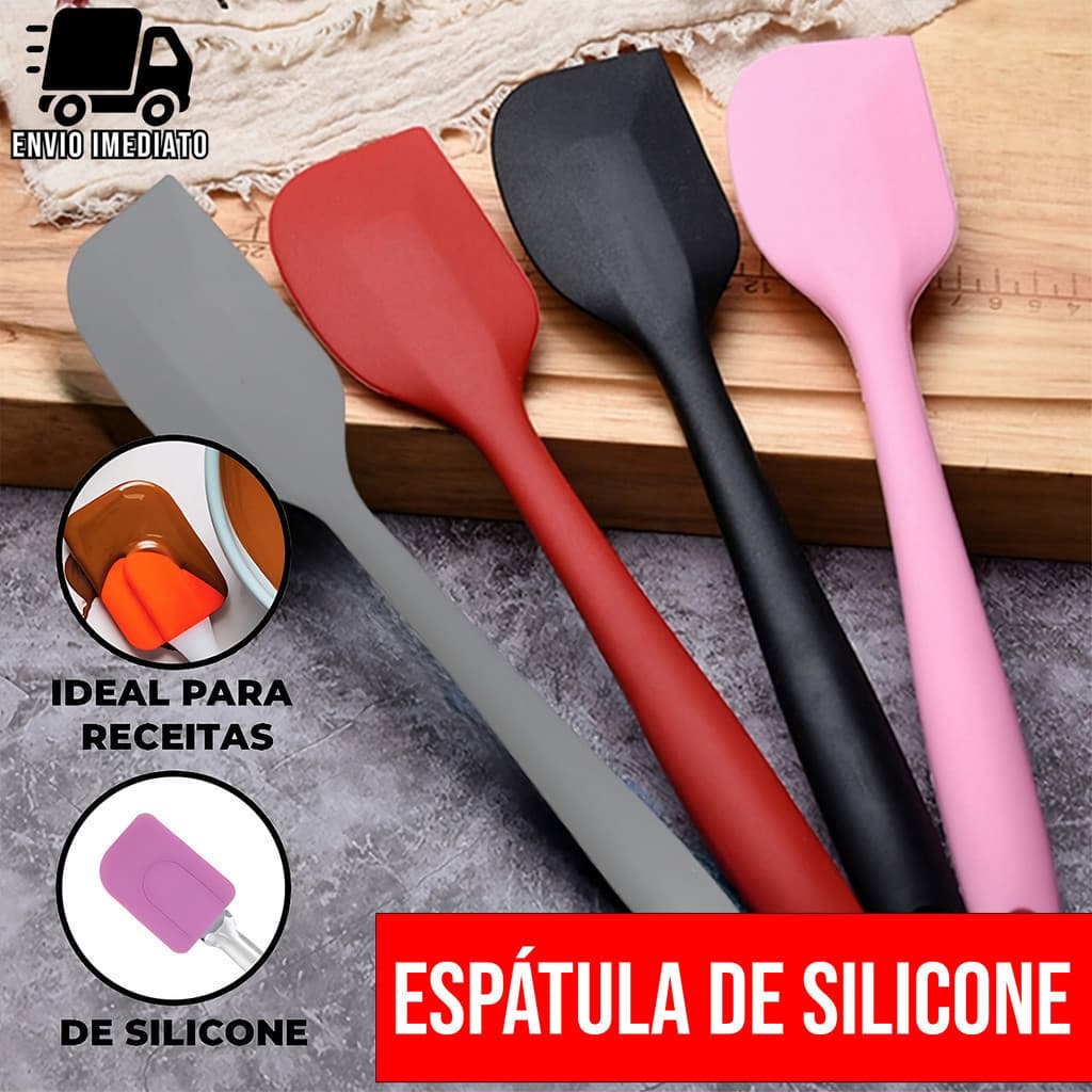 Espátula de Silicone Raspadora para Cozinha Pão Utensílios 27cm