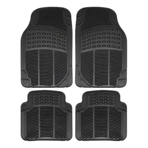 Kit Jogo Tapete Automotivo Carro Borracha 4pç Preto
