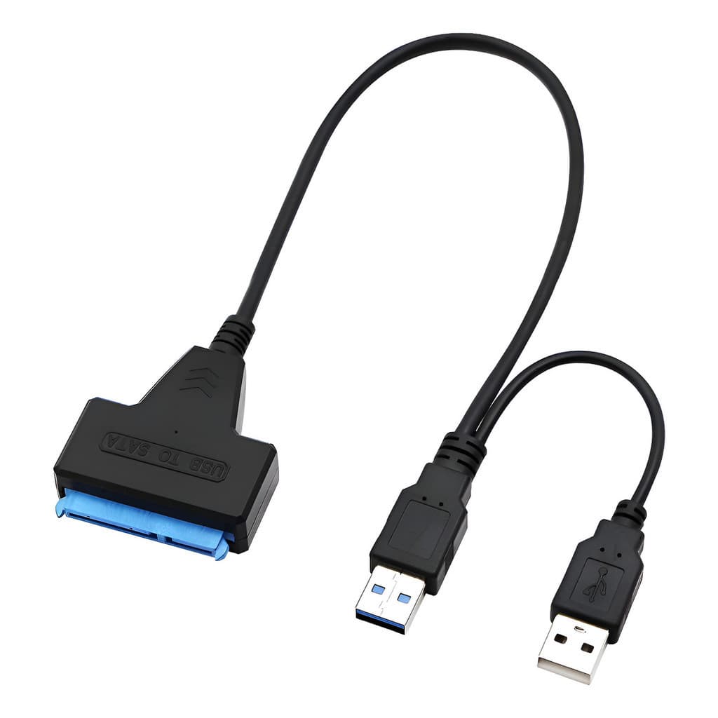 Cabo Conversor Adaptador Sata Usb 3.0 Dual Hdd 2.5 E 3.5 FY-774