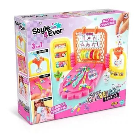 Style 4 Ever Fabrica Faça Seus Chaveiros FUN F0257-4
