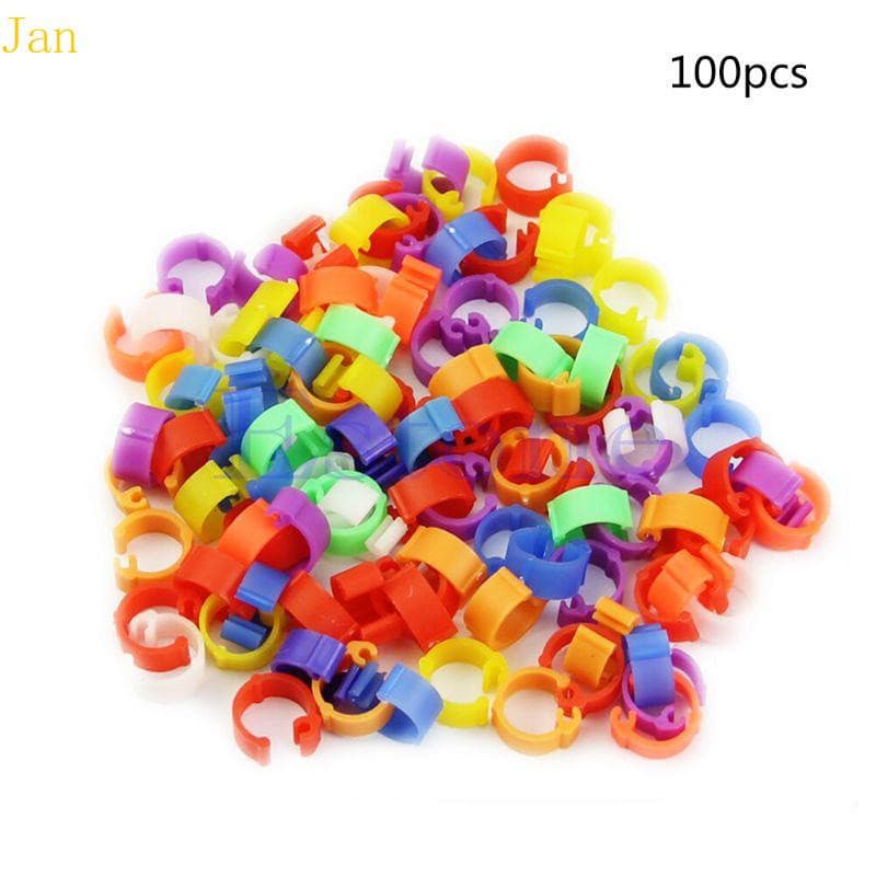 Jan Para Pombos Anéis Perna 100Pcs Galinha Aves Papagaio