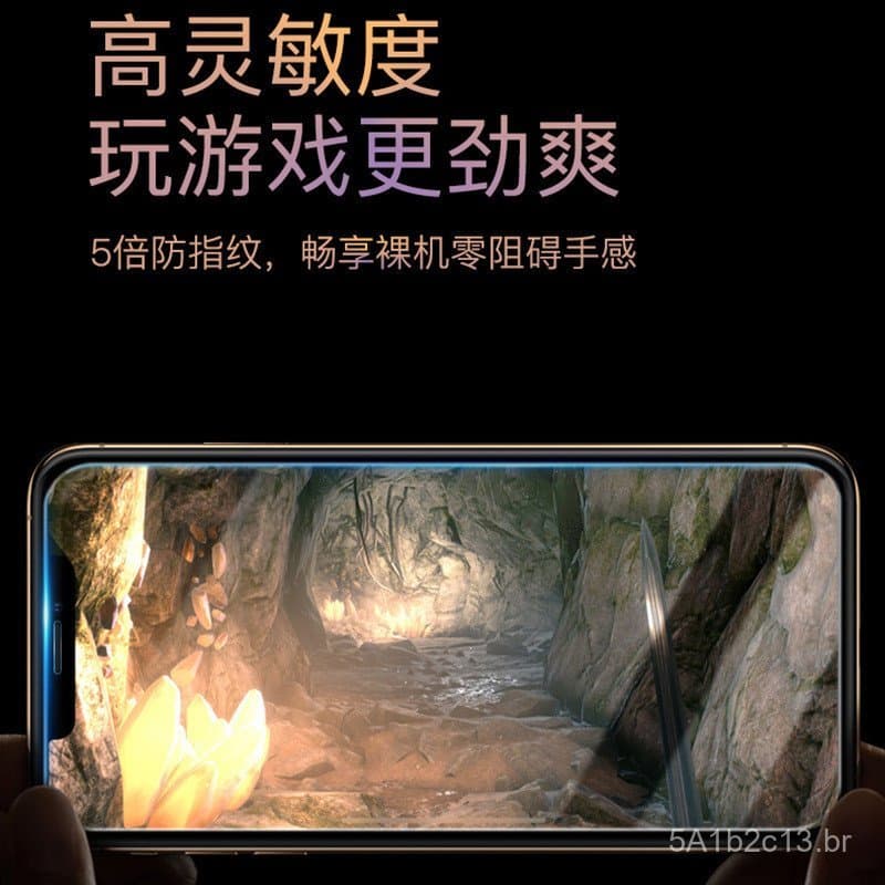 Película de vidro temperado para iPhone 17 Pro, película de alta definição 16e para 14 Pro Max, vidro de alta resistênci