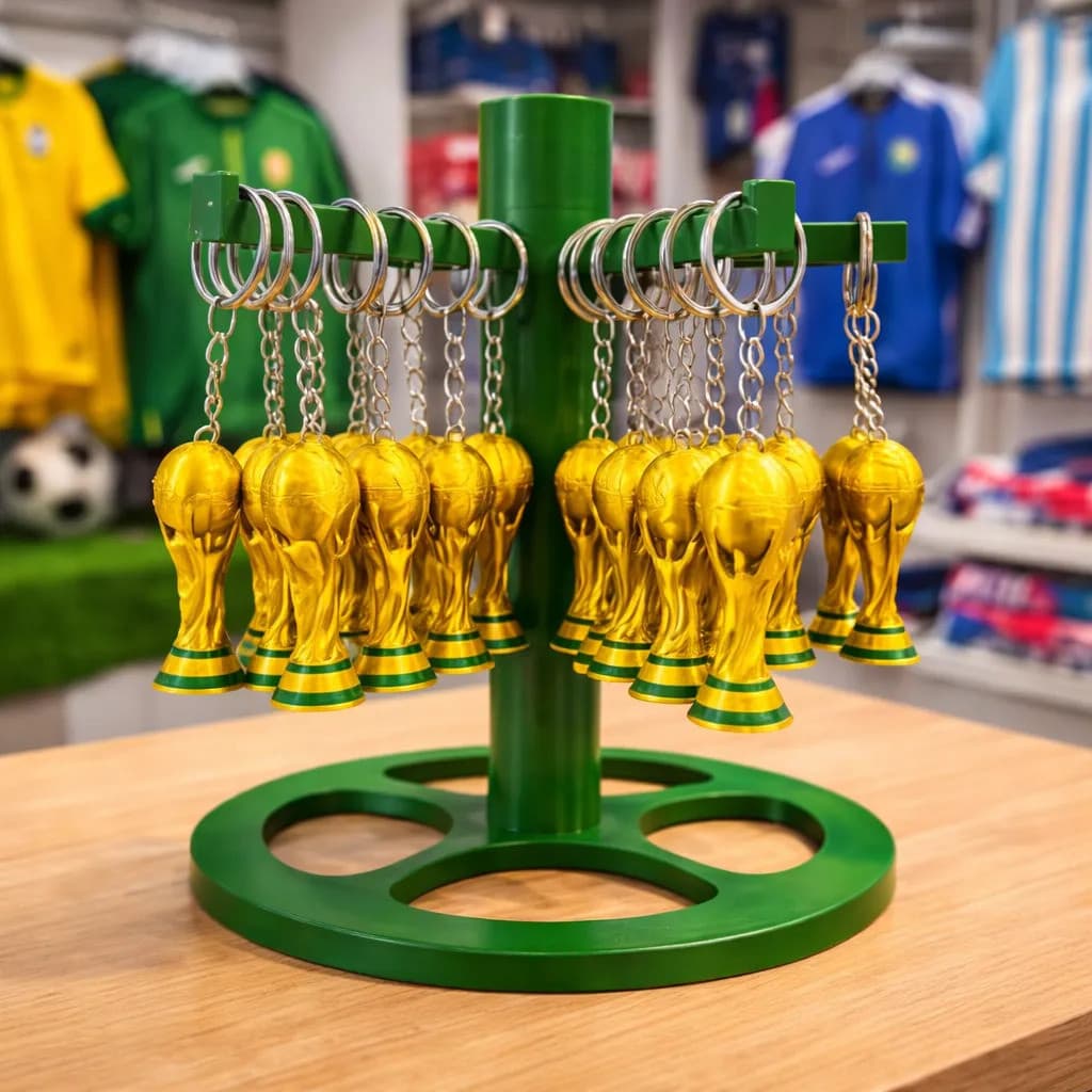 Kit Chaveiros Trofeu Copa Do Mundo Lembrancinha Atacado Revendo Miniatura