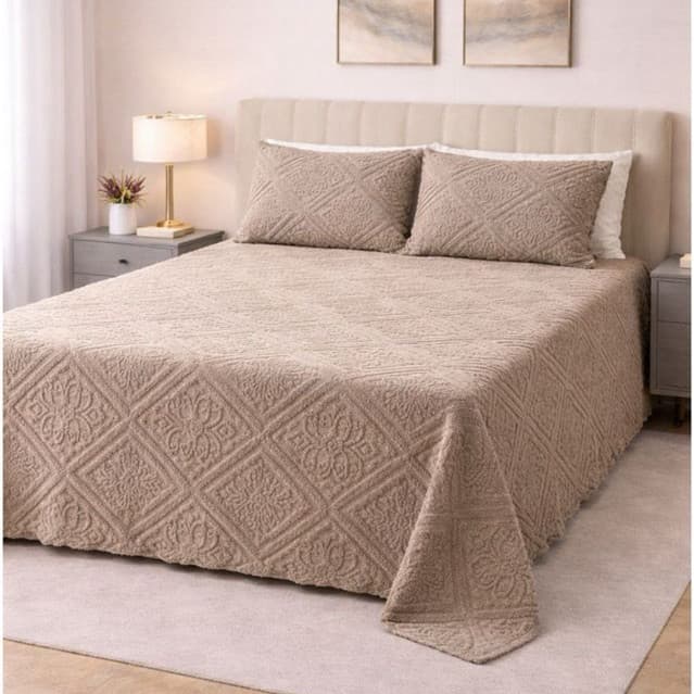 Kit Colcha Manta Jacquard Aconchego Aveludada 2,50x2,20 Extra Conforto Luxo