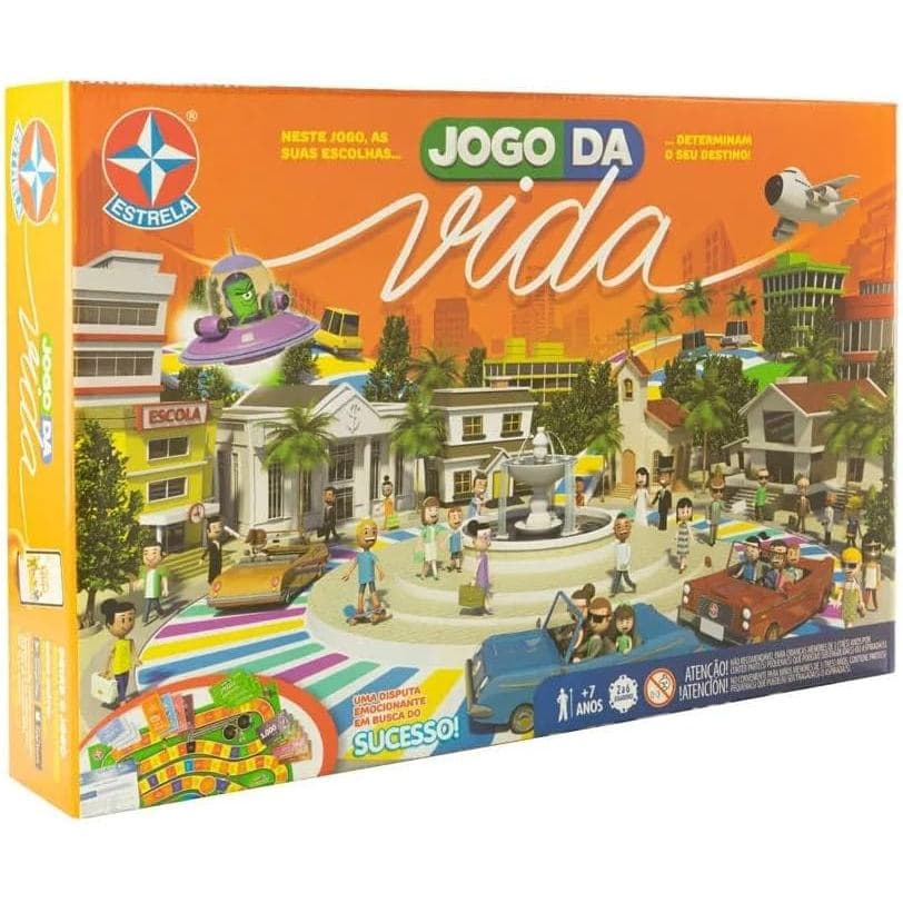 Jogo de Tabuleiro Jogo da Vida com Aplicativo Estrela Jogo da Vida Estrela