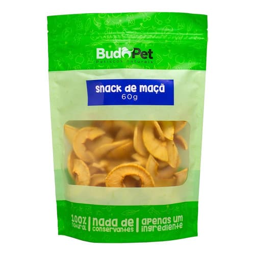 Petisco Natural P/ Cães e Gatos Budopet Maça 60g