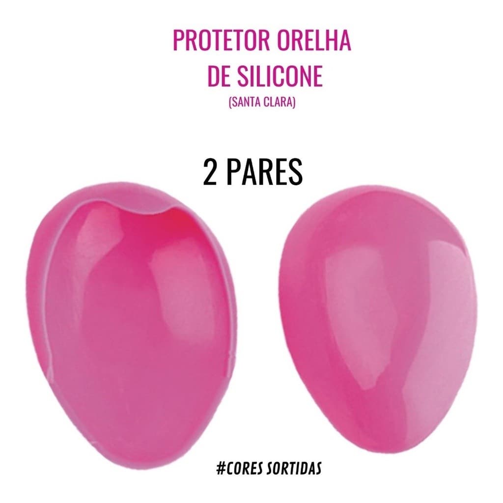 Protetor De Orelha Flexivel Protege Calor Chapinha E Secador 2 Pares envio IMEDIATO