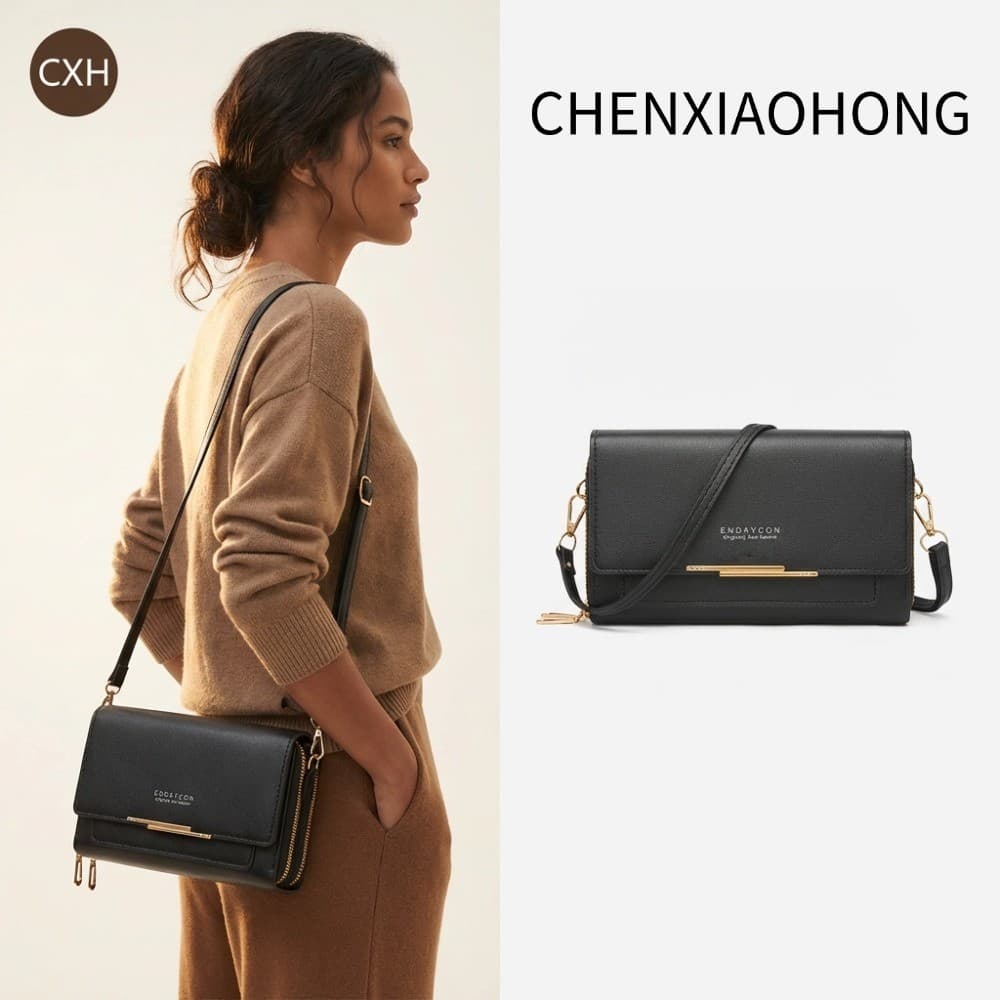 CHENXIAOHONG Bolsa de ombro multifuncional feminina de grande capacidade com porta-moedas.