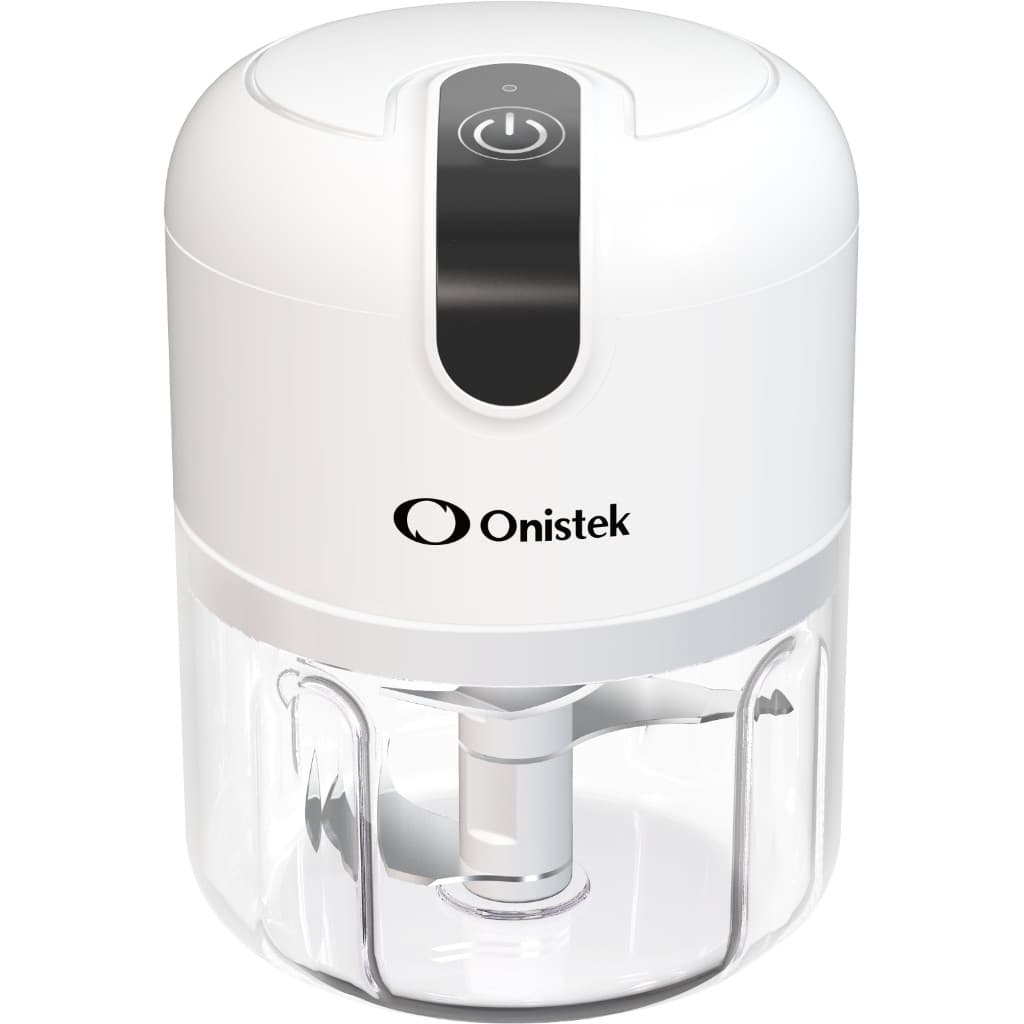 Mini Processador Elétrico Triturador De Alho E Cebola 250ml Sem Fio USB 3 Lâminas ON-UD101