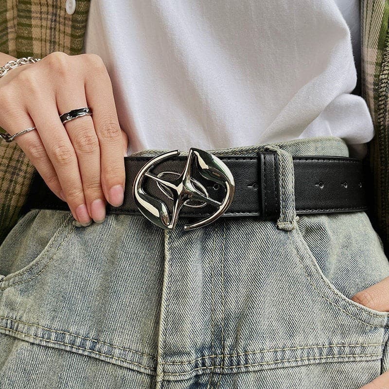 2026 novo estilo cinto preto All-Match único masculino feminino combinando Jeans cinto jovens na moda das mulheres dos h