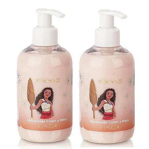 KIT C/2 HIDRATANTE CORPO E MÃOS MOANA 2 FENZZA 250ML DIS061