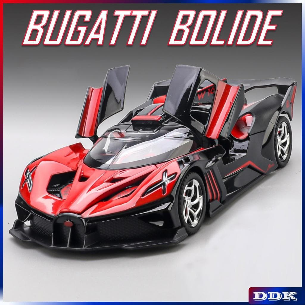 1 : 32 BUGATTI BOLIDE Modelo De Liga Fundida Brinquedo Carro Crianças Amigos Presente Aniversário