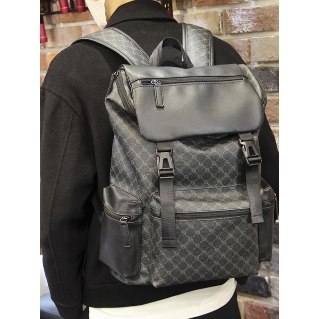 Mochila masculina francesa MKPREF, mochila de viagem de grande capacidade, roupa de rua, bolsa escolar para estudantes,