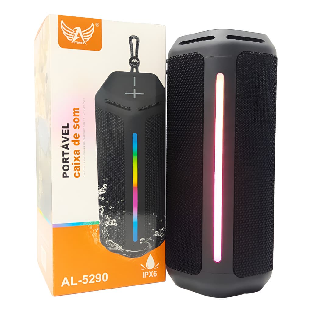 Caixa De Som Bluetooth Portátil À Prova D'agua 15w Bass Alto