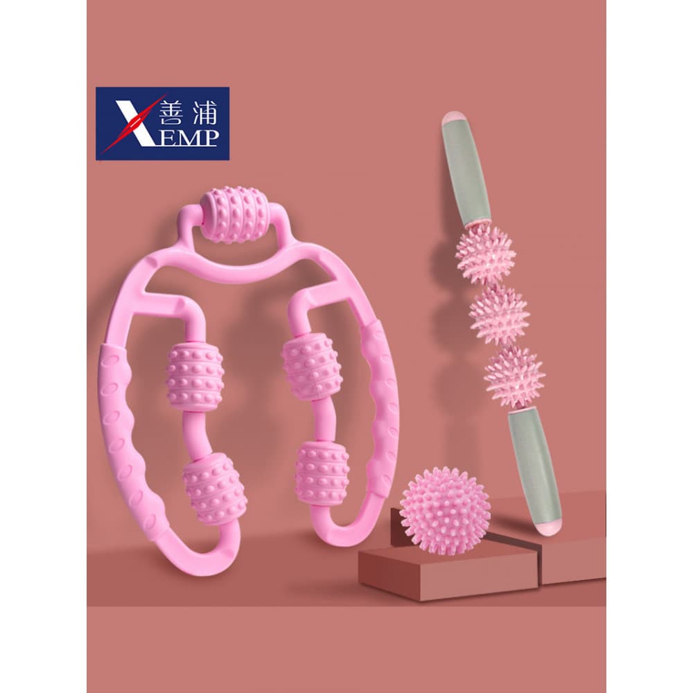 Massageador/fascia Stick A1pq801-fascia Spike rolo de relaxamento muscular bezerro Yoga suprimentos equipamentos