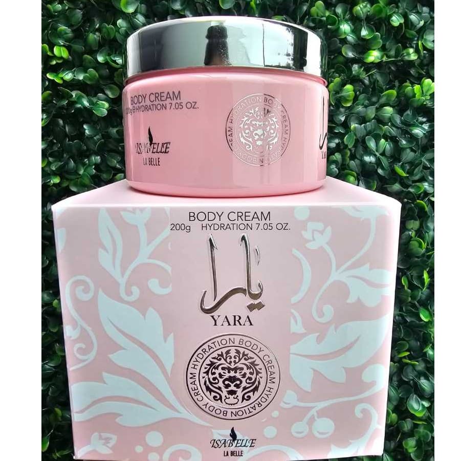 Creme Hidratante Yara Lattafa Pote 200g Feminino - Isabelle la Belle - Hidratação Corporal Perfumado