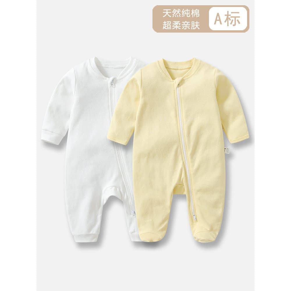 Roupas de bebê primavera outono puro algodão camisa de fundo de manga comprida macacão pijama bebê recém-nascido macacão