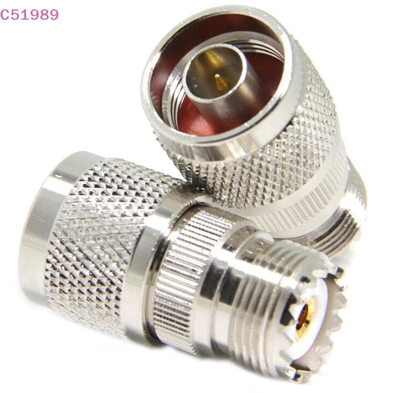 [kaan] 1Pc N Tipo Macho Para UHF SO-239 Fêmea Ja Conector Adaptador Coaxial RF Reto BR