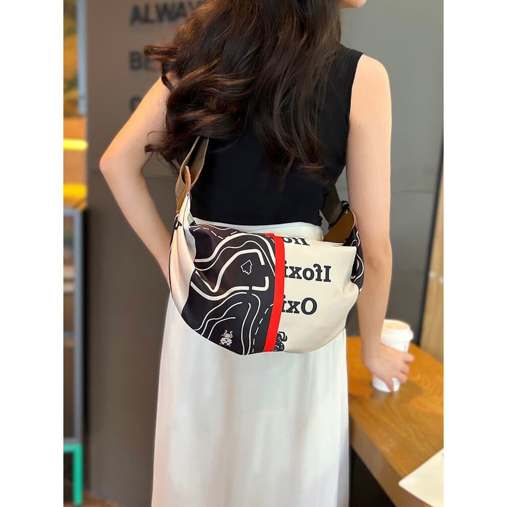 2025 novo estilo moda Retro Casual saco do mensageiro feminino leve à prova dwaterproof água Oxford pano bolsa de ombro