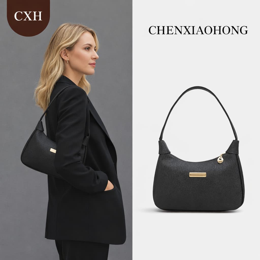 CHENXIIAOHONG Bolsa de ombro/bolsa de mão feminina, bolsa a tiracolo, simples e elegante.