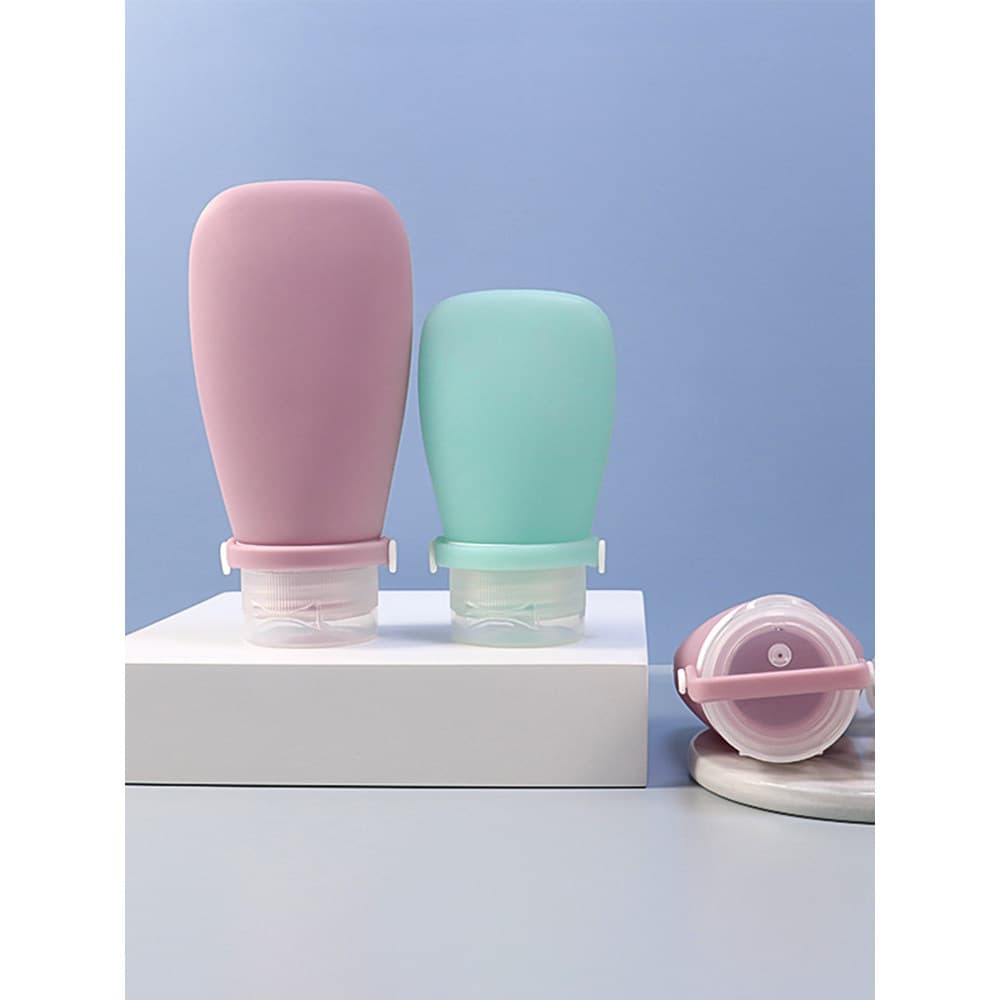 Silicone viagem Sub-engarrafamento conjunto cosméticos Shampoo Gel de banho portátil viagem produtos de cuidados com a p
