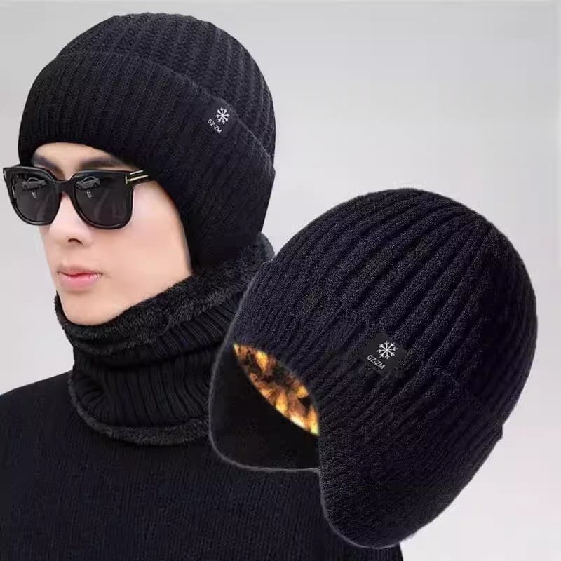 Chapéu masculino inverno à prova de vento frio quente algodão chapéu proteção de ouvido babador velo chapelaria ciclismo