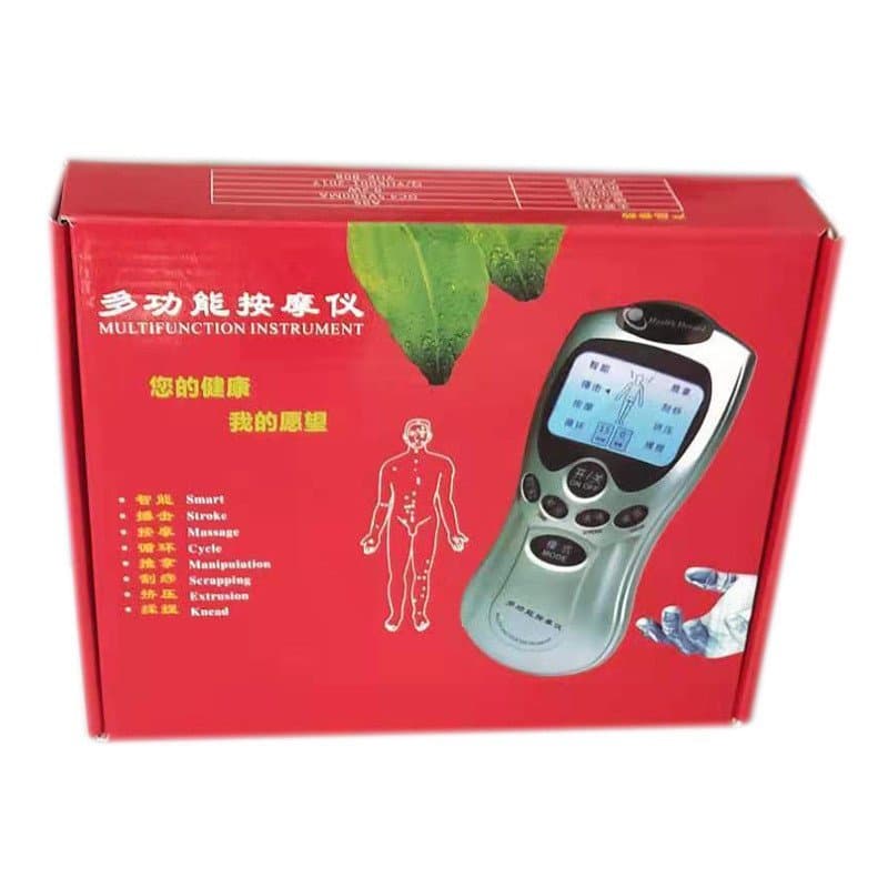 Fabricante atacadista de dispositivo de pulsação cervical recarregável de dupla saída, mini massageador portátil, massag