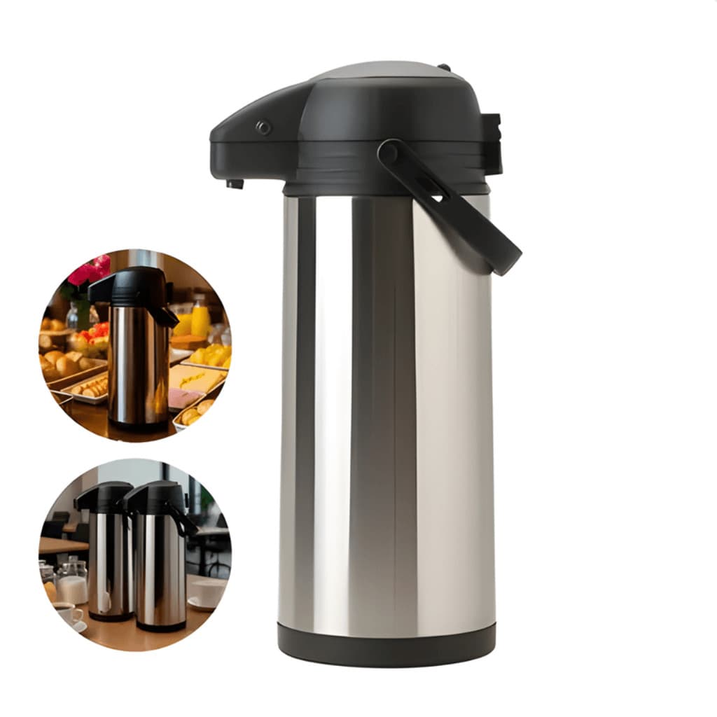 Garrafa Térmica Aço Inox 1,9L Quente e Frio