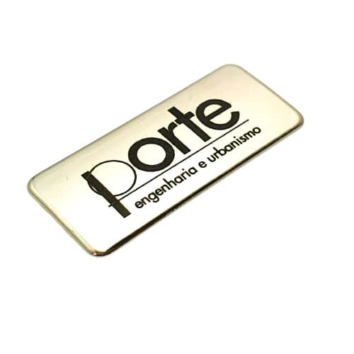 Etiqueta Personalizada 28,x1,1 Cm De Metal Para Colar 20 Unidades