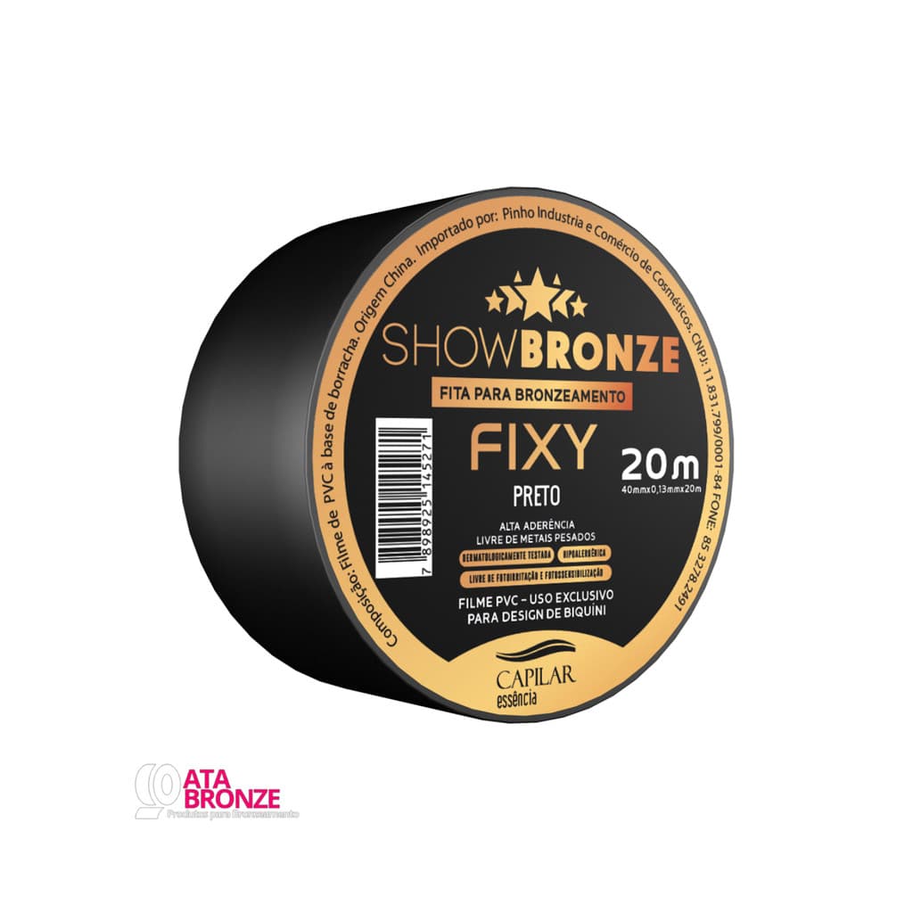 FITA 40mm INTEIRA PRETA FIXY