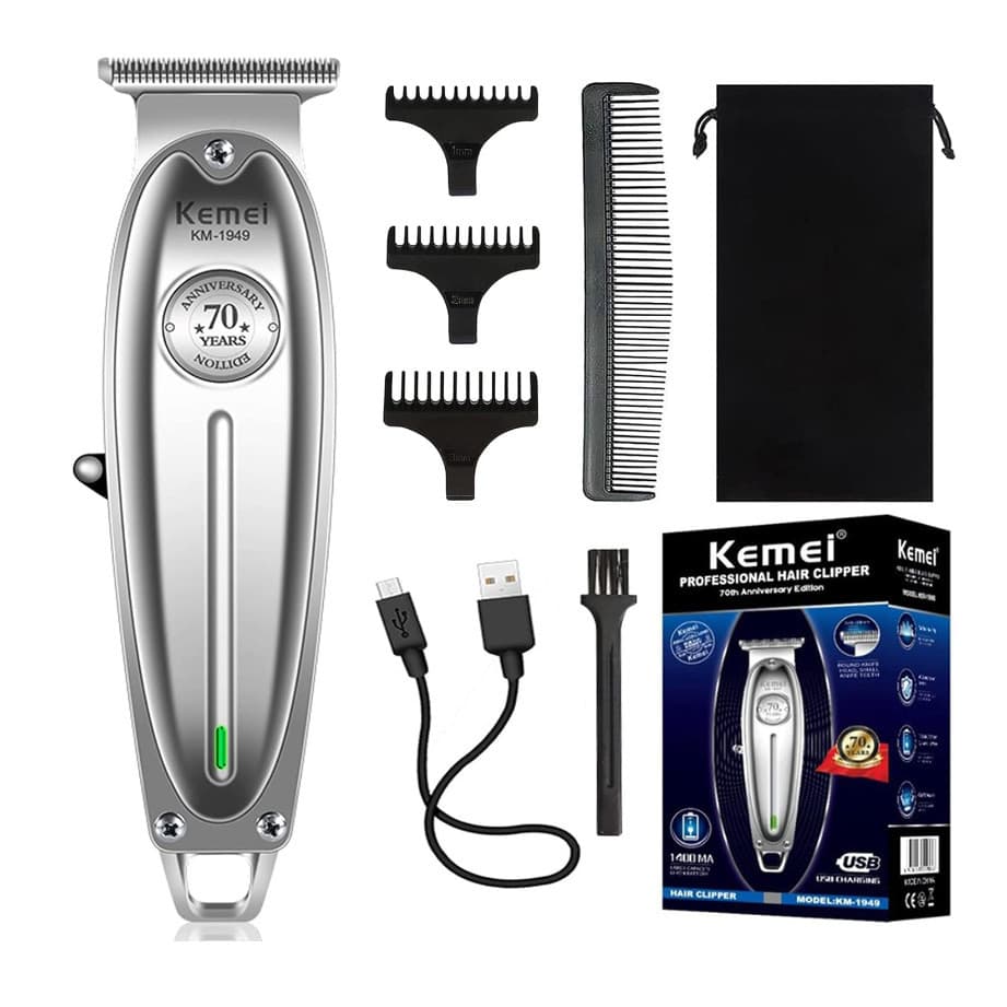 Maquina De Cortar Cabelo Profissional km 1949