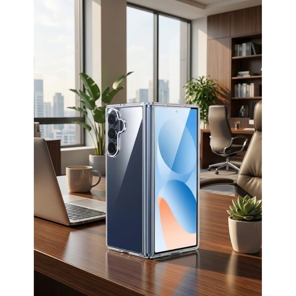Capa Transparente Clear Samsung Galaxy Z Fold 7 5G Capinha Antishock Reforçada Slim Premium