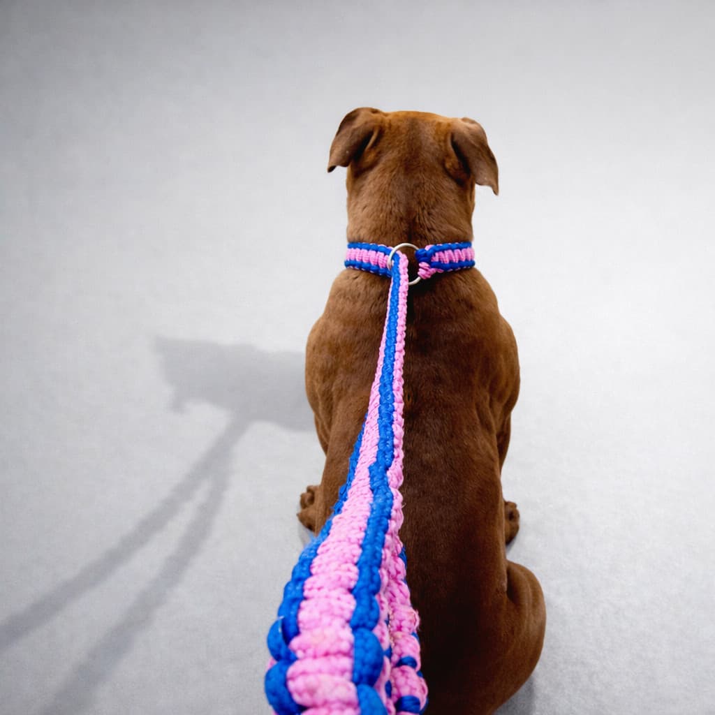 Guia Unificada Artesanal Tipo Enforcador Super Resistente Cachorro Grande Médio Reforçada