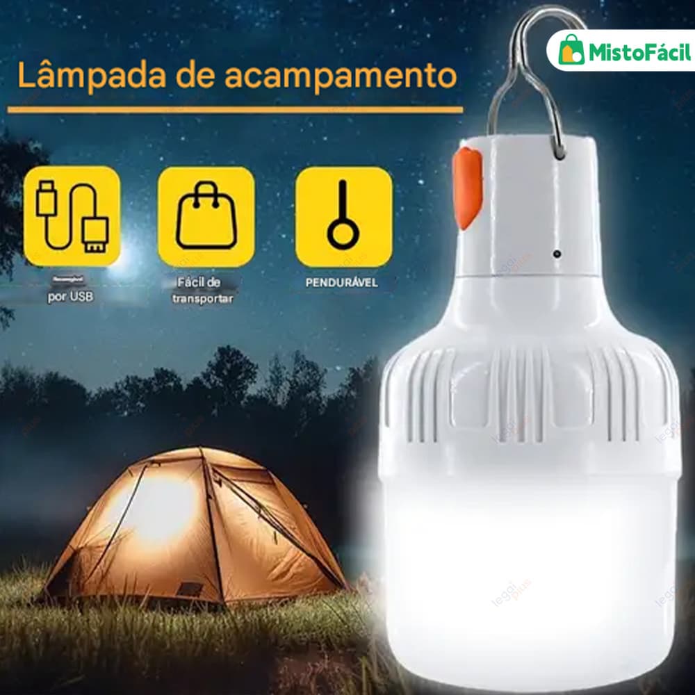 KIT4  KIT2  KIT1 Lampiões LED Camping Iluminação Externa Portátil à Prova D’Água Longa Duração para Emergências