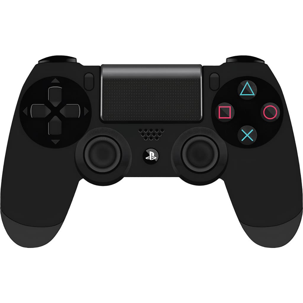 Display de Chão Mdf Decoração - Tema - Controle Vídeo Game - PS4 Preto (1 Peça - Vários Tamanhos)