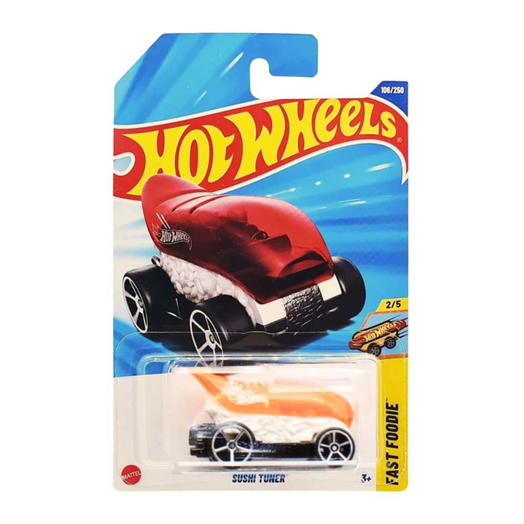Hot Wheels Sushi Tuner Laranja HYY51 Mattel