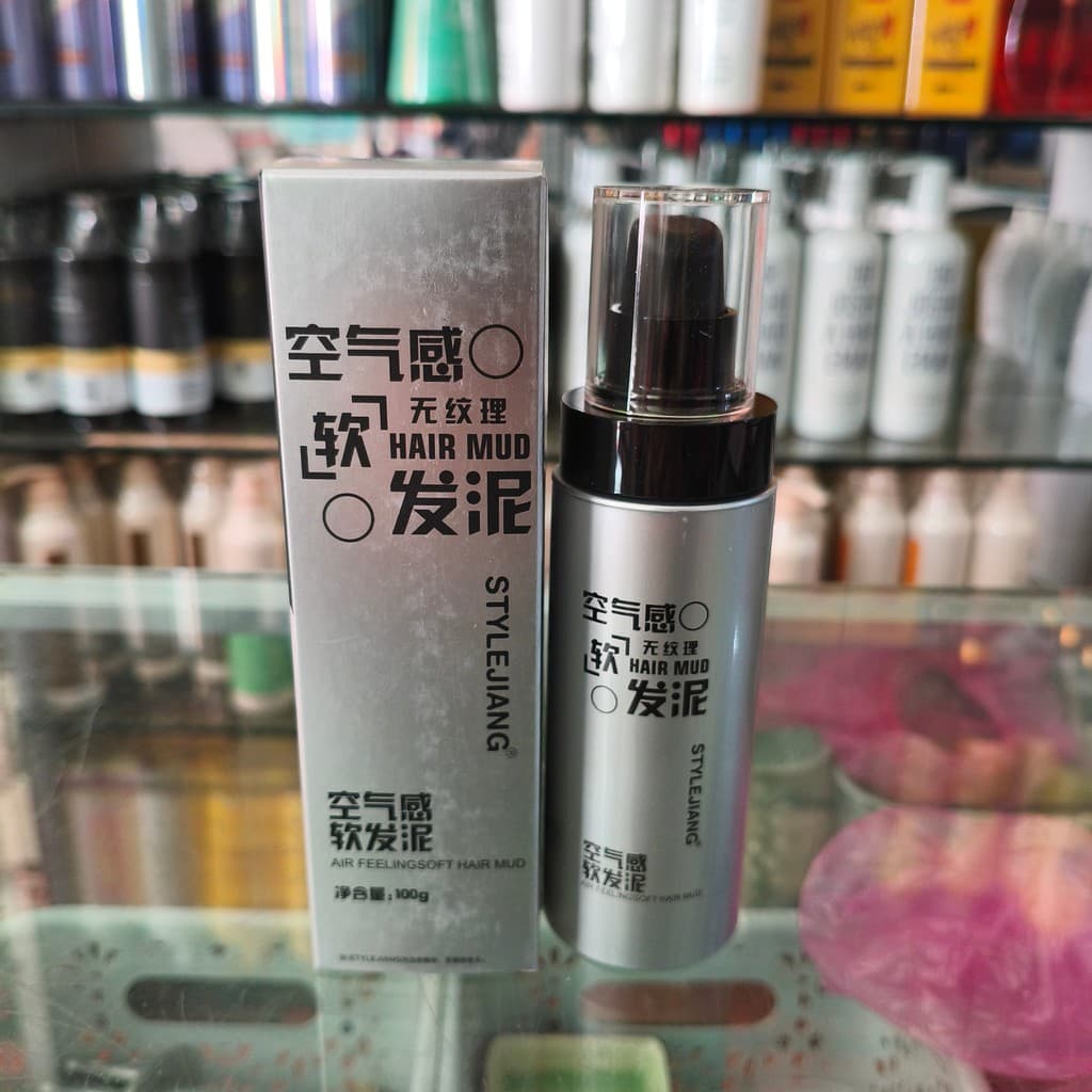 Cabeleireiro recomendado estilo artesão arejado argila de cabelo macio estilo fofo textura creme líquido argila estilo c