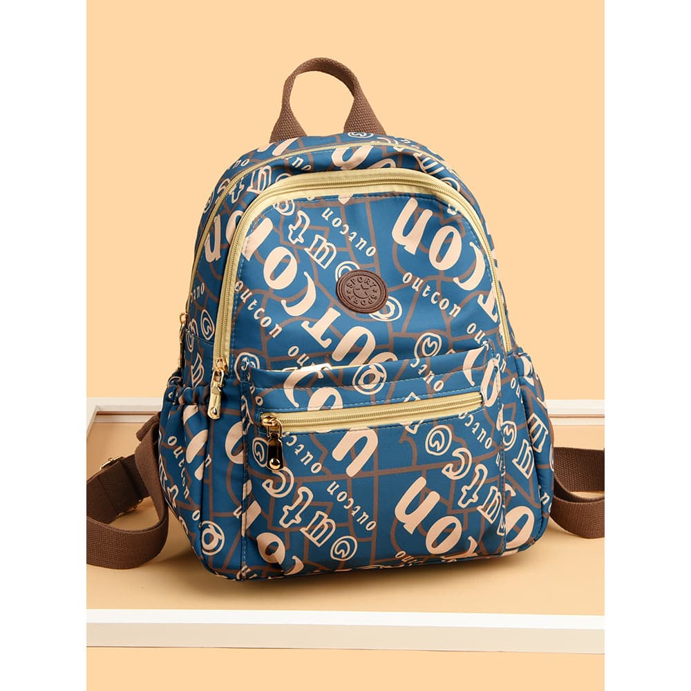 Mochila feminina 2024 novo estilo na moda viagem Oxford pano pequena mochila feminina All-Match moda lona pequeno saco d