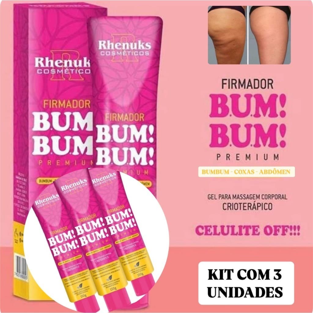 KIT GEL FIRMADOR BUMBUM 150G RHENUKS