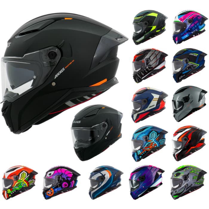 Capacete Axxis Panther Sv Com Oculos Solar Interno Diversos Modelos Para faciliar Sua Escolha