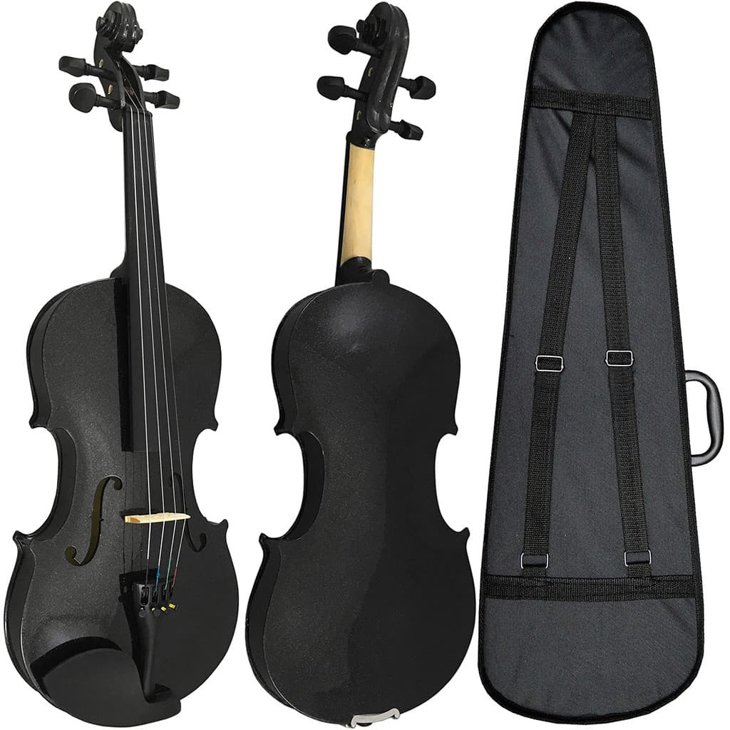 Violino Tarttan Série 100 Preto Brilho 4/4 Ajustado Luthier Completo
