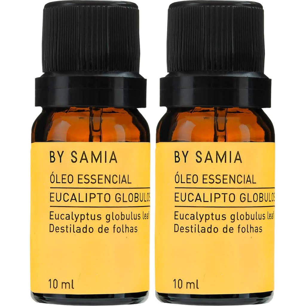 Óleo Essencial Eucalipto By Samia 10ml Para Aromaterapia - 2 Unidades