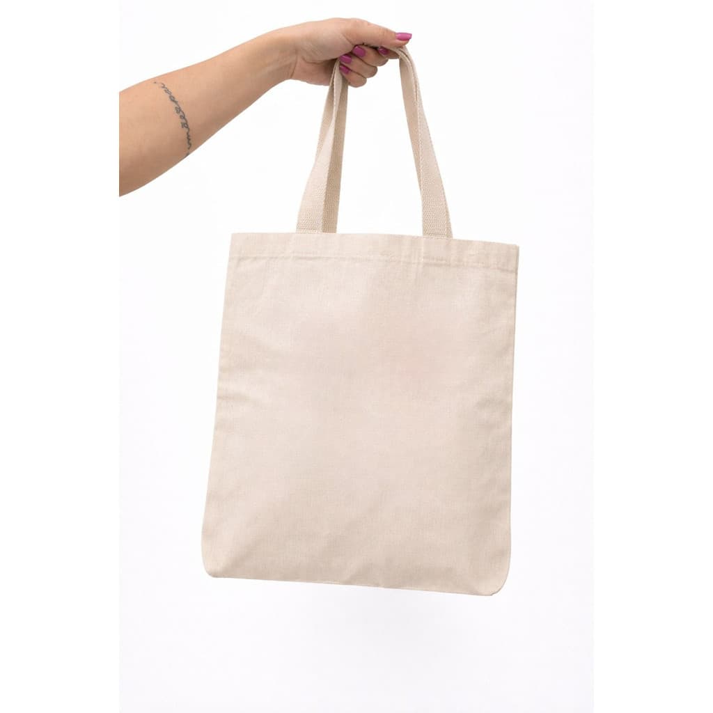 BOLSA ECOBAG LISA GRANDE ALÇA CRU 32x38 CM 100% algodão cru 210 gramas