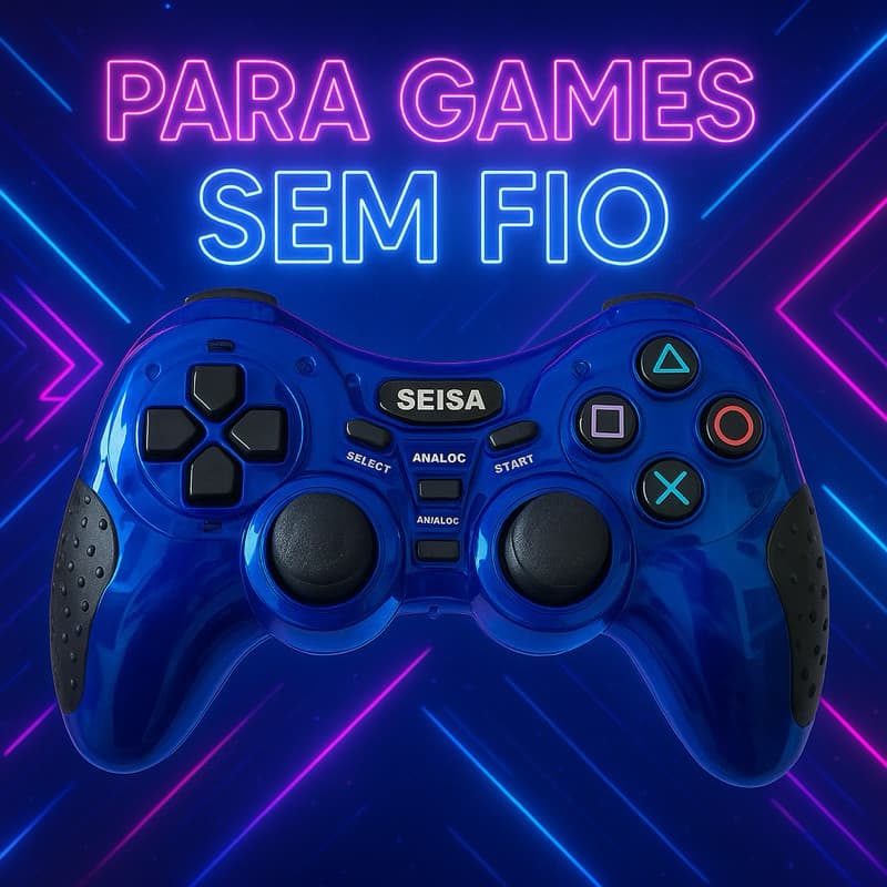 Controle sem fio para PC, Ps3, ps2 Celular Android, Tablete e Box Tv. Smart Tv