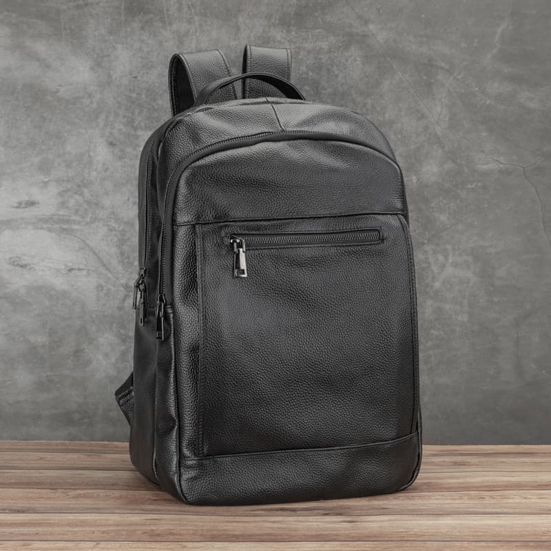 Mochila masculina de couro genuíno 2025 novo estilo mochila primeira camada de couro grande capacidade saco de viagem si